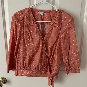 Madewell coral top